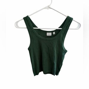 ARITZIA Sunday best carey crop tank green size S